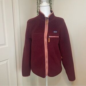 Women’s Burgundy Patagonia Fleece